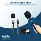 MicMaster Pro - Adaptador de Microfone para Entrevista