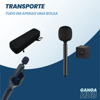 MicMaster Pro - Adaptador de Microfone para Entrevista