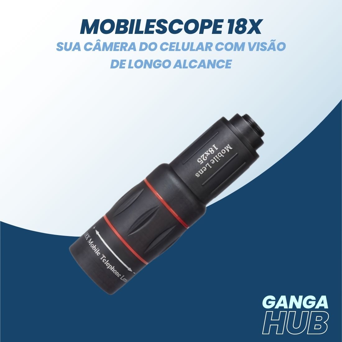MobileScope 18x - Sua câmera do celular com visão de longo alcance
