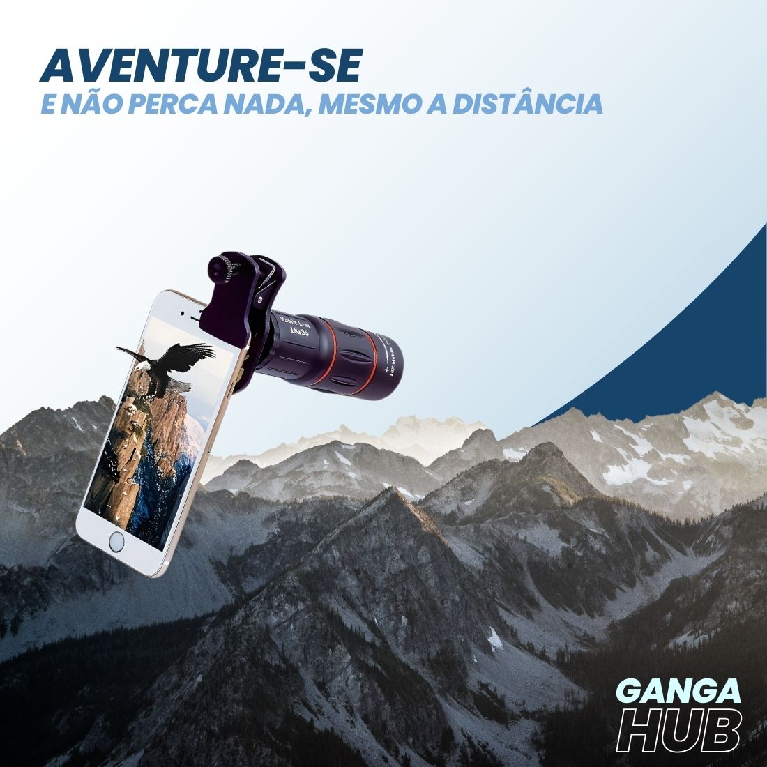 MobileScope 18x - Sua câmera do celular com visão de longo alcance