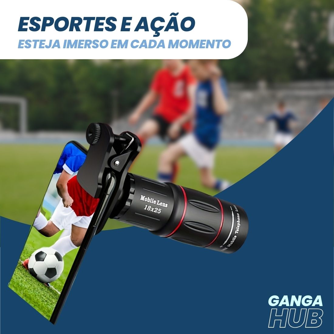 MobileScope 18x - Sua câmera do celular com visão de longo alcance