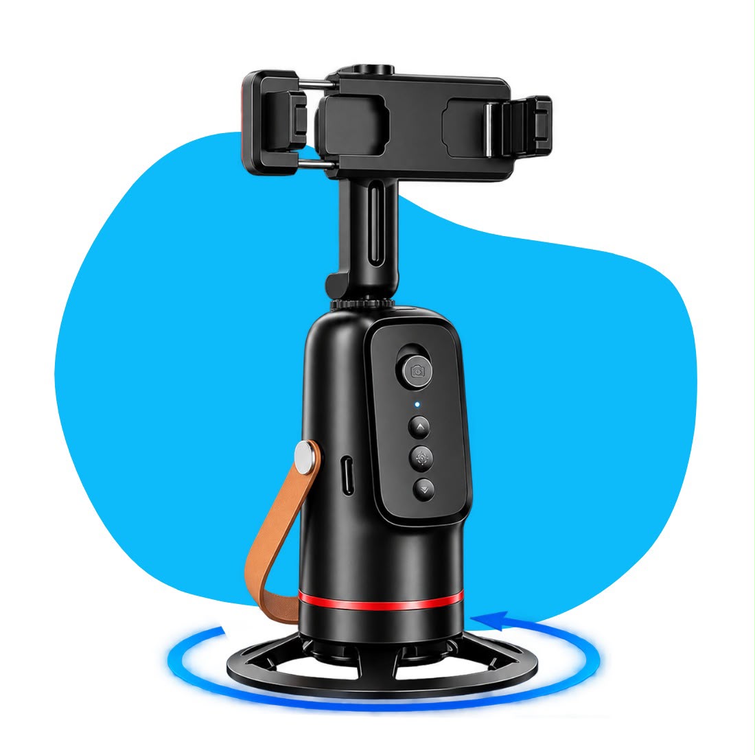 Suporte Tripé Inteligente 360° Rastreamento Facial Sem App