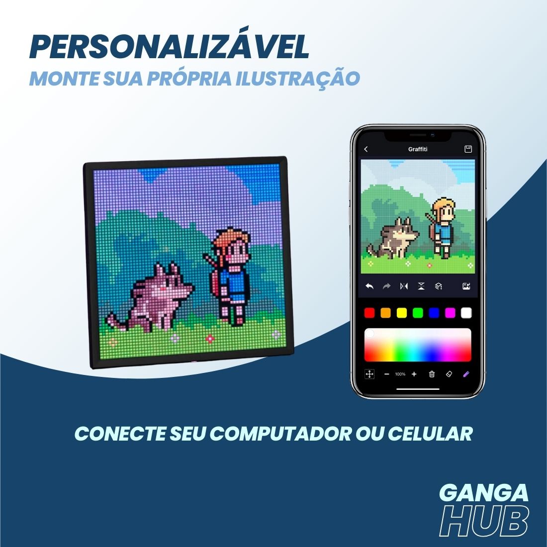 PixiView Pro - Um display inteligente para personalizar seu mundo