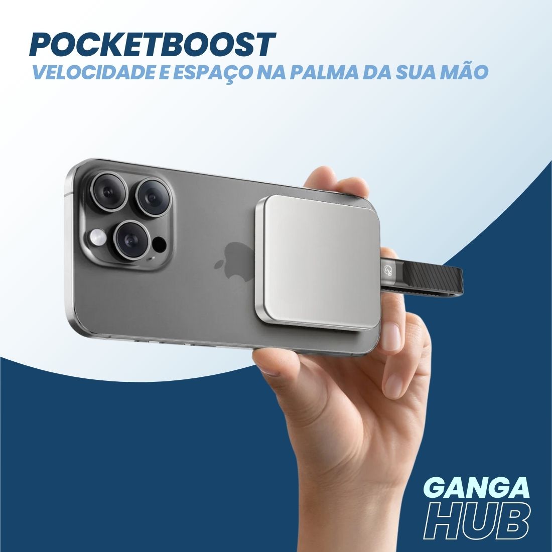 PocketBoost - Velocidade e espaço na palma da sua mão