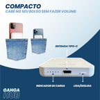 PocketMag Lite - O Carregador Powerbank Magnético Ultra Fino