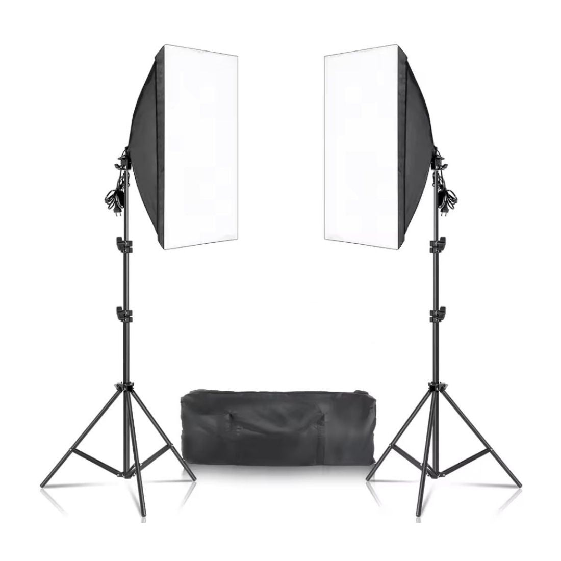 Aprimore suas sessões de fotografia com o ProLight Studio, um softbox de iluminação com tripé ajustável. Ideal para estúdios e criadores de conteúdo. Compatível com lâmpadas E27. Disponível na Gangahub.