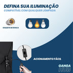 Aprimore suas sessões de fotografia com o ProLight Studio, um softbox de iluminação com tripé ajustável. Ideal para estúdios e criadores de conteúdo. Compatível com lâmpadas E27. Disponível na Gangahub.