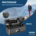 ProMic X - Microfone de Lapela Tecnologia 2.4G para iPhone e Android com Cancelamento de Ruído