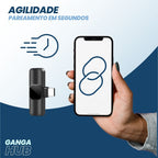 ProSound Mini - Microfone de Lapela Sem Fio Ideal para iPhone, Android, Lives e Gravações