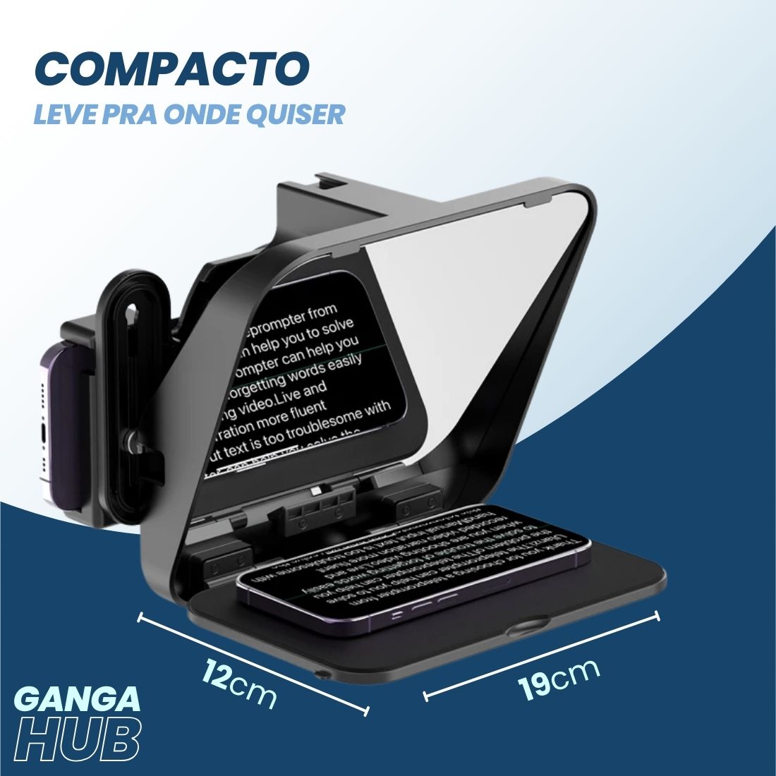 PrompMaster Top – Profissionalismo e clareza na sua fala