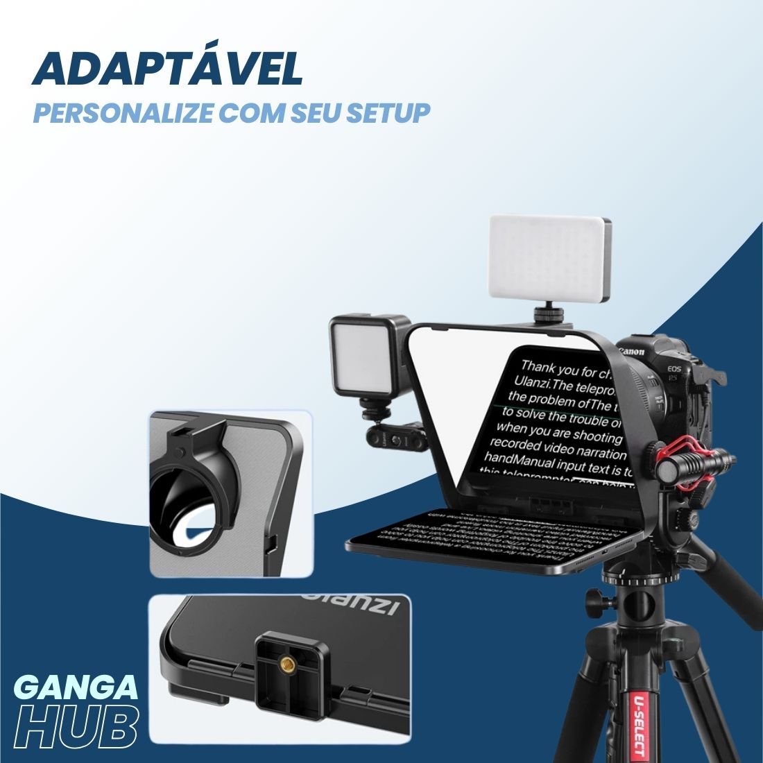 PrompMaster Top – Profissionalismo e clareza na sua fala