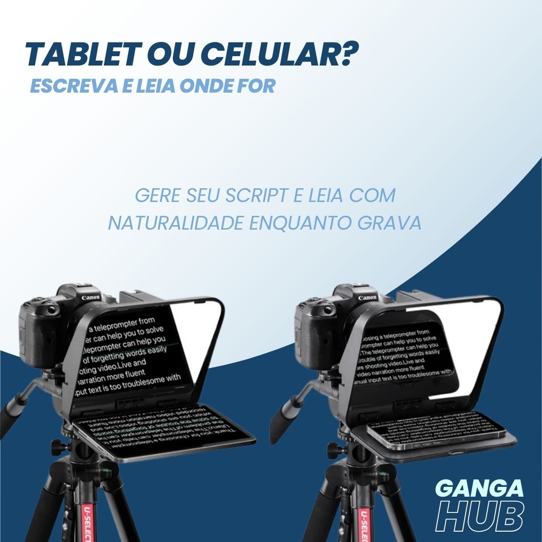 PrompMaster Top – Profissionalismo e clareza na sua fala