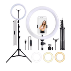 Ring Expert - Ring Light com Tripé Ajustável e Controle de Brilho