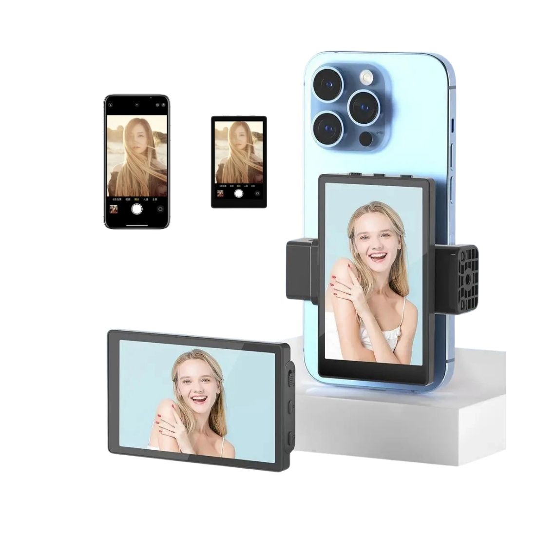 Screen Hub - O espelhador de tela portátil ideal para o seu celular, com conexão Wi-Fi fácil e visualização em tempo real. Melhore suas fotos com qualidade profissional e facilidade de uso, perfeito para criadores de conteúdo