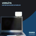 SelfieClip LED - Ilumine seu rosto com precisão e estilo em qualquer lugar