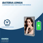 Use a câmera traseira para selfies perfeitas com o SelfieVision! O monitor magnético sem fio que espelha a tela do seu celular. Para vlogs e fotos em HD.