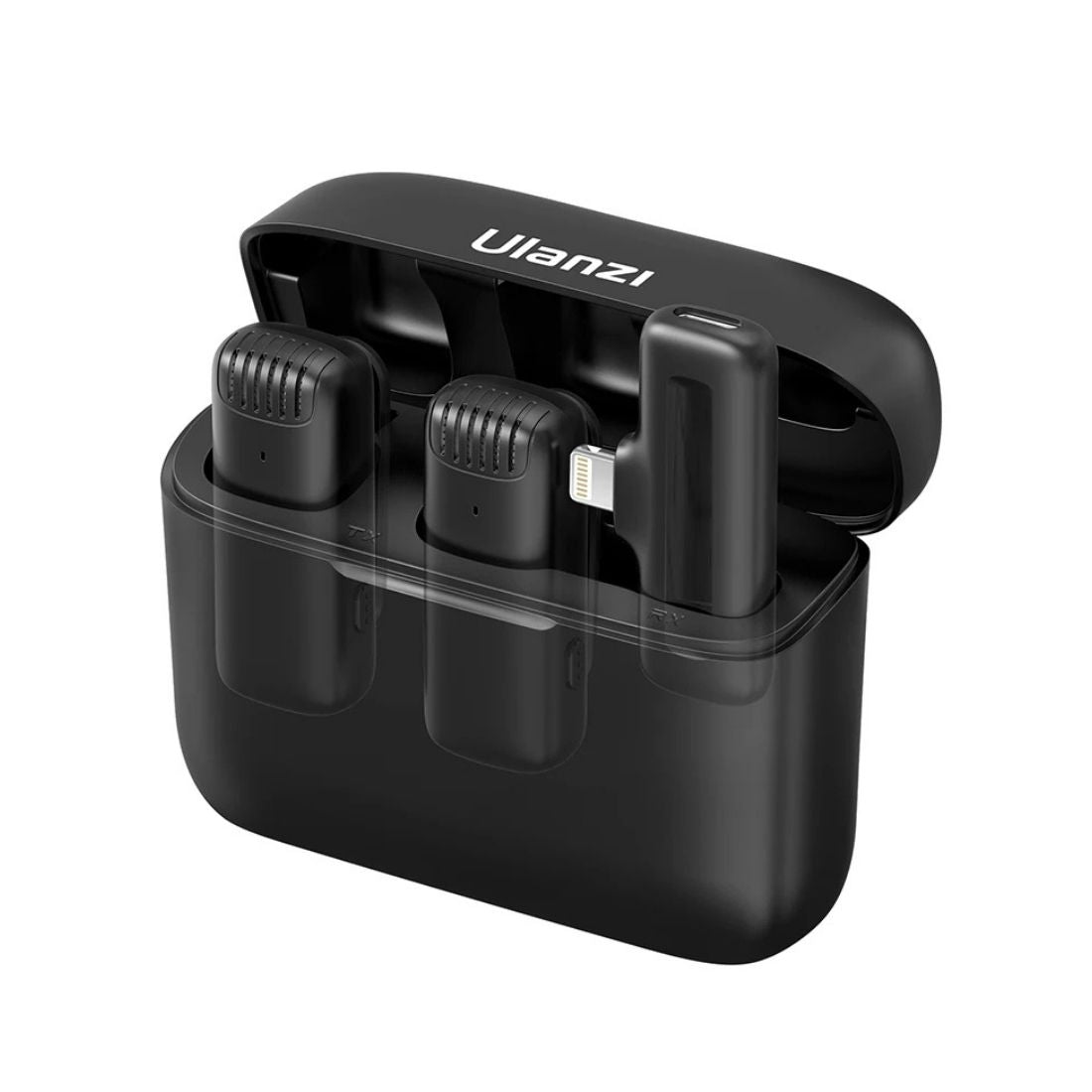 SoundMax Dual - Microfone Sem Fio Lapela Ulanzi J12 para Gravações e Lives