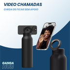 StanHub - Garrafa Térmica com Suporte Magnético para Celular