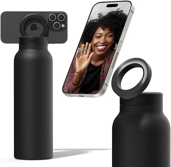 StanHub - Garrafa Térmica com Suporte Magnético para Celular