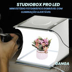 StudioBox Pro LED - Mini Estúdio Fotográfico Dobrável com Iluminação Ajustável