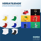 StudioBox Pro LED - Mini Estúdio Fotográfico Dobrável com Iluminação Ajustável