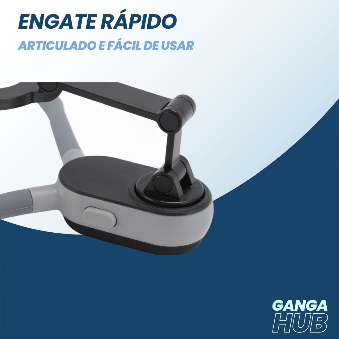Suporte de Pescoço Magnético com Ajuste de Ângulo para Celular