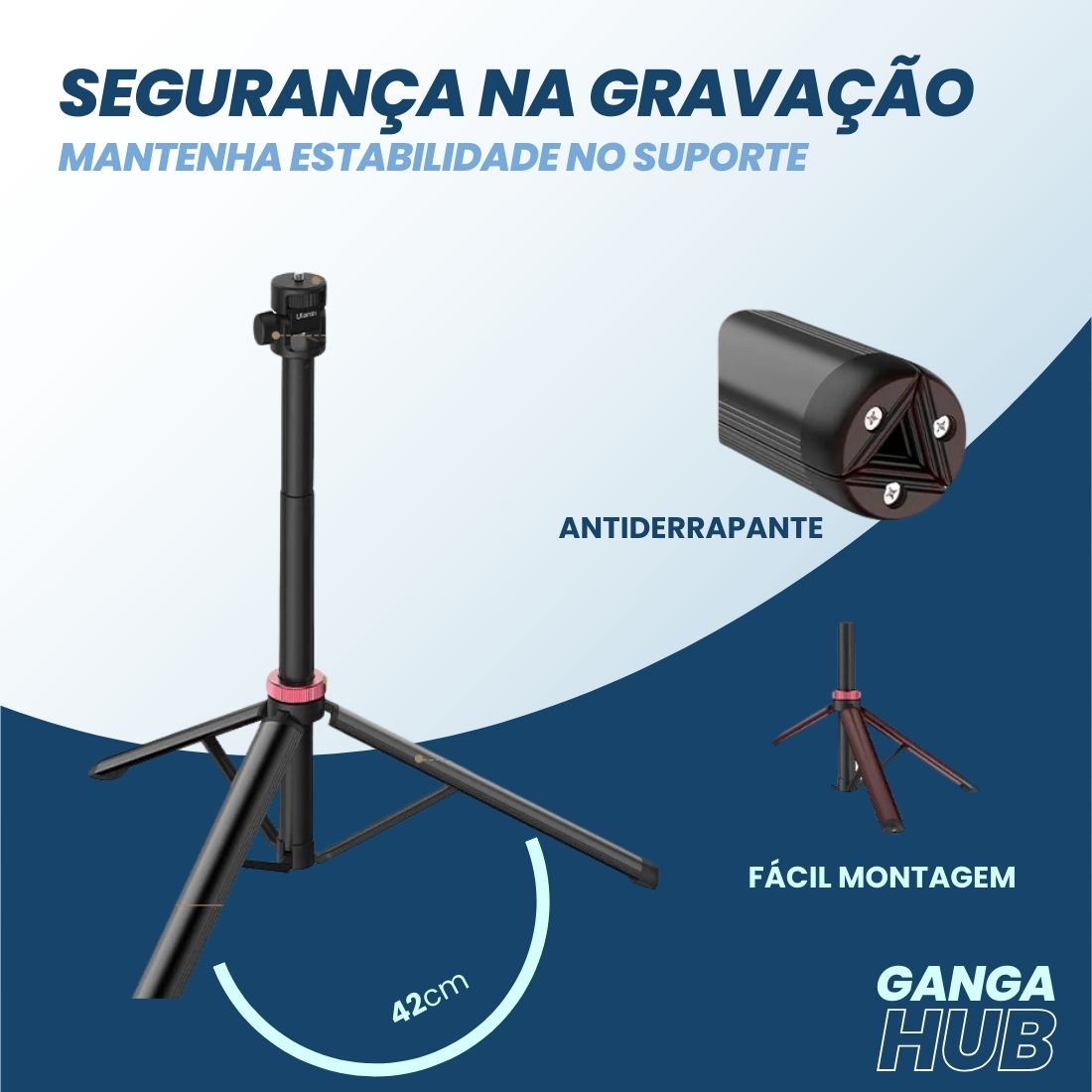 TRIHELP POP – Pronto para luzes, câmeras e ação