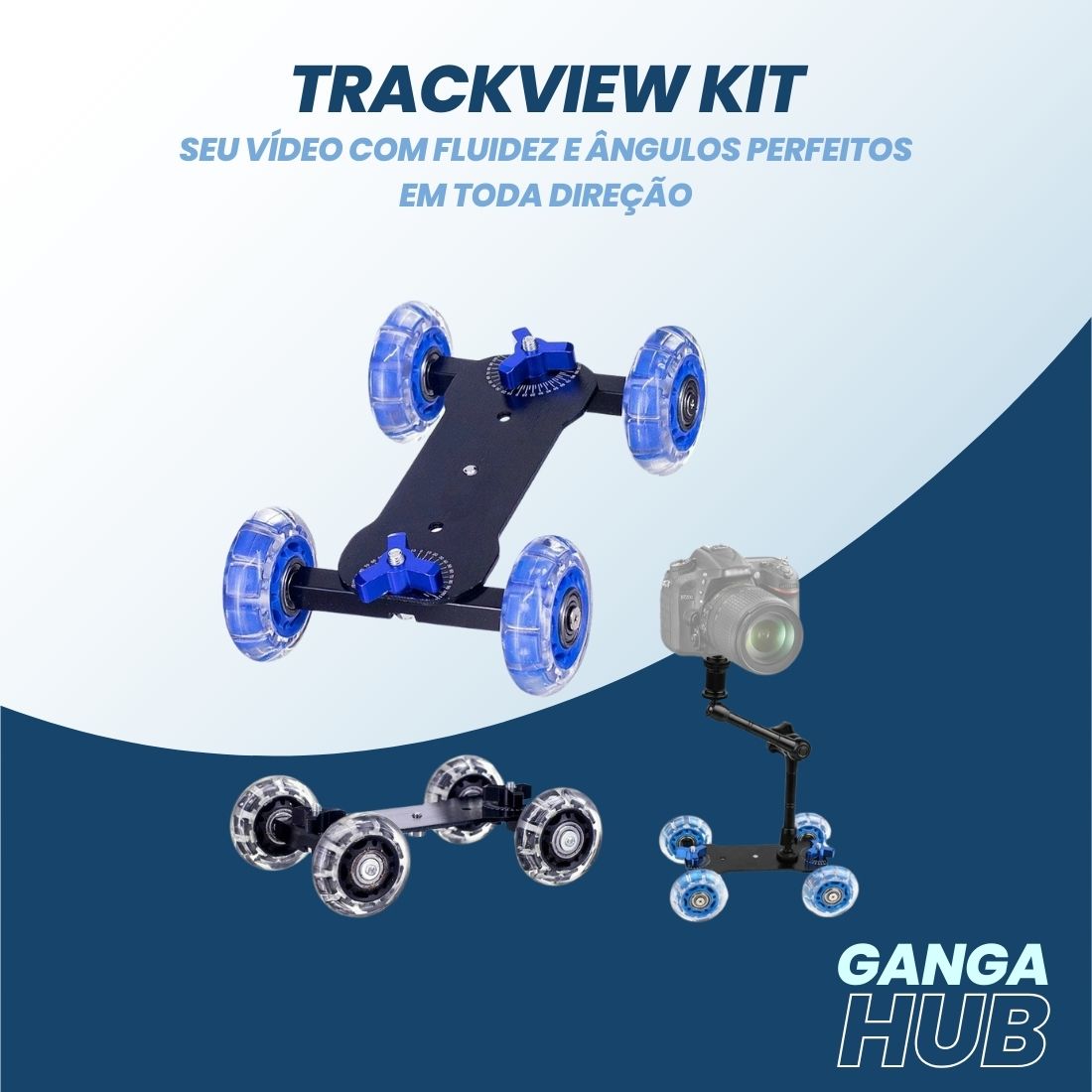 TrackView KIT - Seu vídeo com fluidez e ângulos perfeitos em toda direção