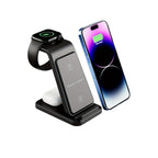 TriPower Dock - Carregue iPhone, AirPods e Apple Watch ao mesmo tempo