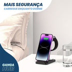 TriPower Dock - Carregue iPhone, AirPods e Apple Watch ao mesmo tempo
