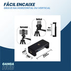 Aumente a qualidade das suas fotos e vídeos com o Tripé Octo 360. Design flexível, controle Bluetooth universal, e estrutura robusta em alumínio para estabilidade superior. Ideal para criadores de conteúdo. Descubra mais!