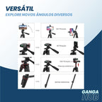 Aumente a qualidade das suas fotos e vídeos com o Tripé Octo 360. Design flexível, controle Bluetooth universal, e estrutura robusta em alumínio para estabilidade superior. Ideal para criadores de conteúdo. Descubra mais!