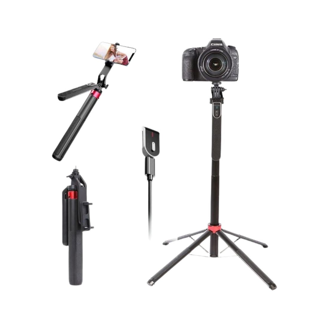 Tripé RoiStar Pro 360 - Controle Total na Captura de Cada Momento