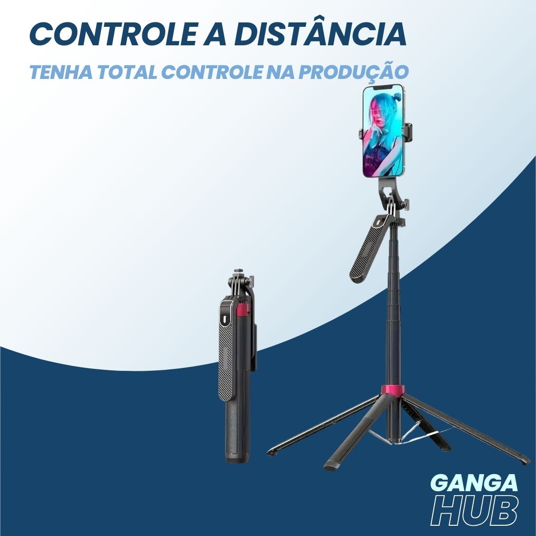 Tripé RoiStar Pro 360 - Controle Total na Captura de Cada Momento