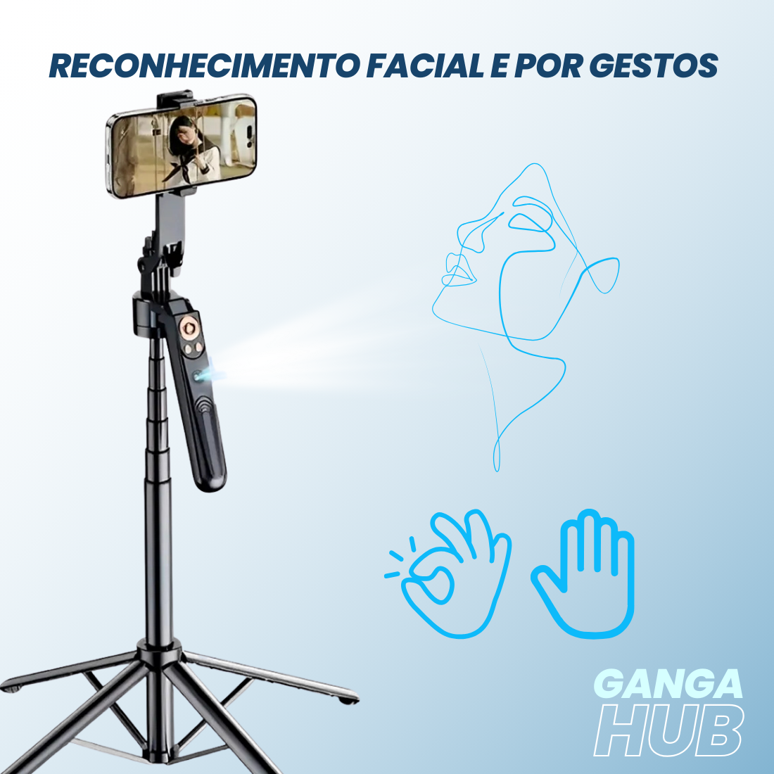 Kit Creator AI Pro - Seu Cameraman com Teleprompter.