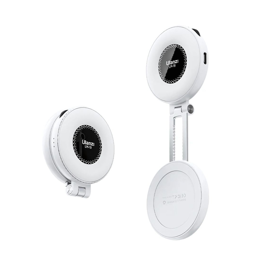 Selfies perfeitas com um clique! A Ulanzi ClickLight é a luz de selfie magnética MagSafe que ilumina seu rosto com um brilho suave e natural.