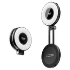 Selfies perfeitas com um clique! A Ulanzi ClickLight é a luz de selfie magnética MagSafe que ilumina seu rosto com um brilho suave e natural.