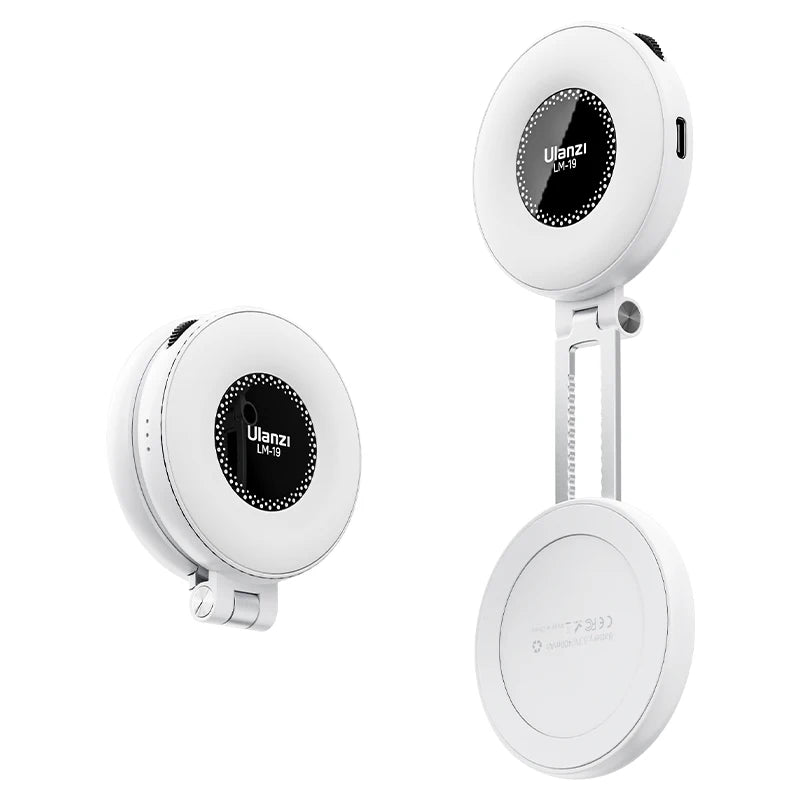 Selfies perfeitas com um clique! A Ulanzi ClickLight é a luz de selfie magnética MagSafe que ilumina seu rosto com um brilho suave e natural.