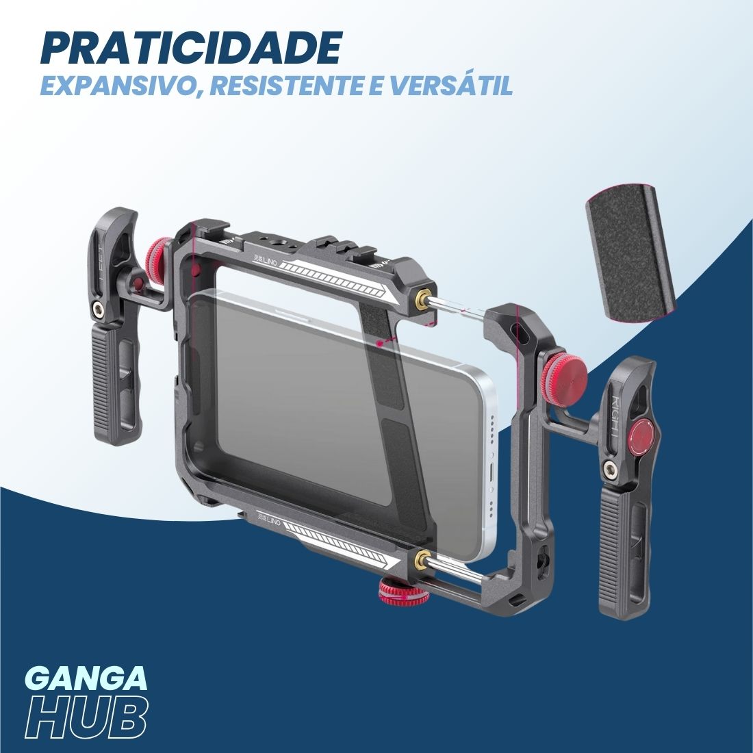 Ulanzi Lino Pro Cage - Gaiola Universal para Gravação e Conteúdo