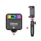 Ulanzi VL49 Full Color RGB LED - Painel de Luz Portátil e Compacto com Ajuste de HUE, Brilho e Temperatura de Cor para Fotografia e Videografia Profissional