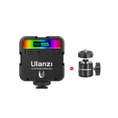 Ulanzi VL49 Full Color RGB LED - Painel de Luz Portátil e Compacto com Ajuste de HUE, Brilho e Temperatura de Cor para Fotografia e Videografia Profissional