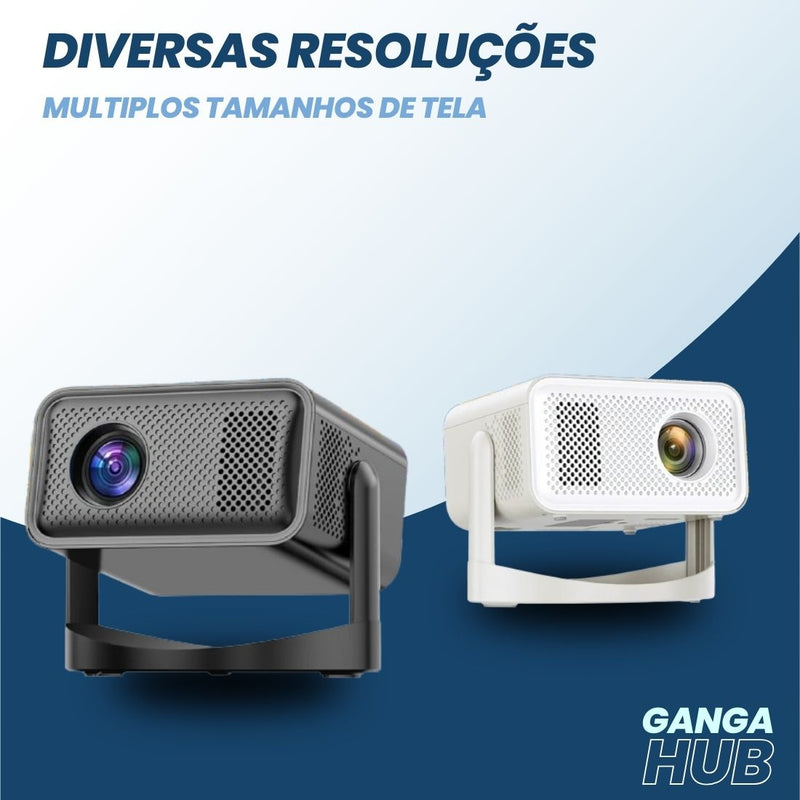 ViewGo Pro - Projetor em 4K com fluidez e qualidade onde estiver