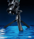 VoiceHub RGB - Microfone USB Condensador Avançado com Iluminação RGB Dinâmica e Braço Articulado, Ideal para Streaming, Jogos, e Podcasting. Experimente Áudio de Alta Qualidade e Visual Moderno com o VoiceHub RGB Disponível na Gangahub, Seu Hub de Soluções para Criação de Conteúdo Profissional