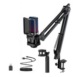 VoiceHub RGB - Microfone Avançado para Jogos, Podcasting e Streaming