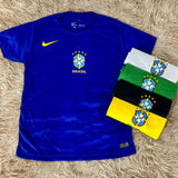 Camiseta De Time Brasil Torcedor Esportiva Dry Fit Cores