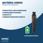 Bastão Selfie Tripé Suporte Duplo Creator Duo 180 para 2 Celulares Bluetooth com Controle Remoto e Bateria Recarregavel