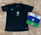 Camiseta De Time Brasil Torcedor Esportiva Dry Fit Cores